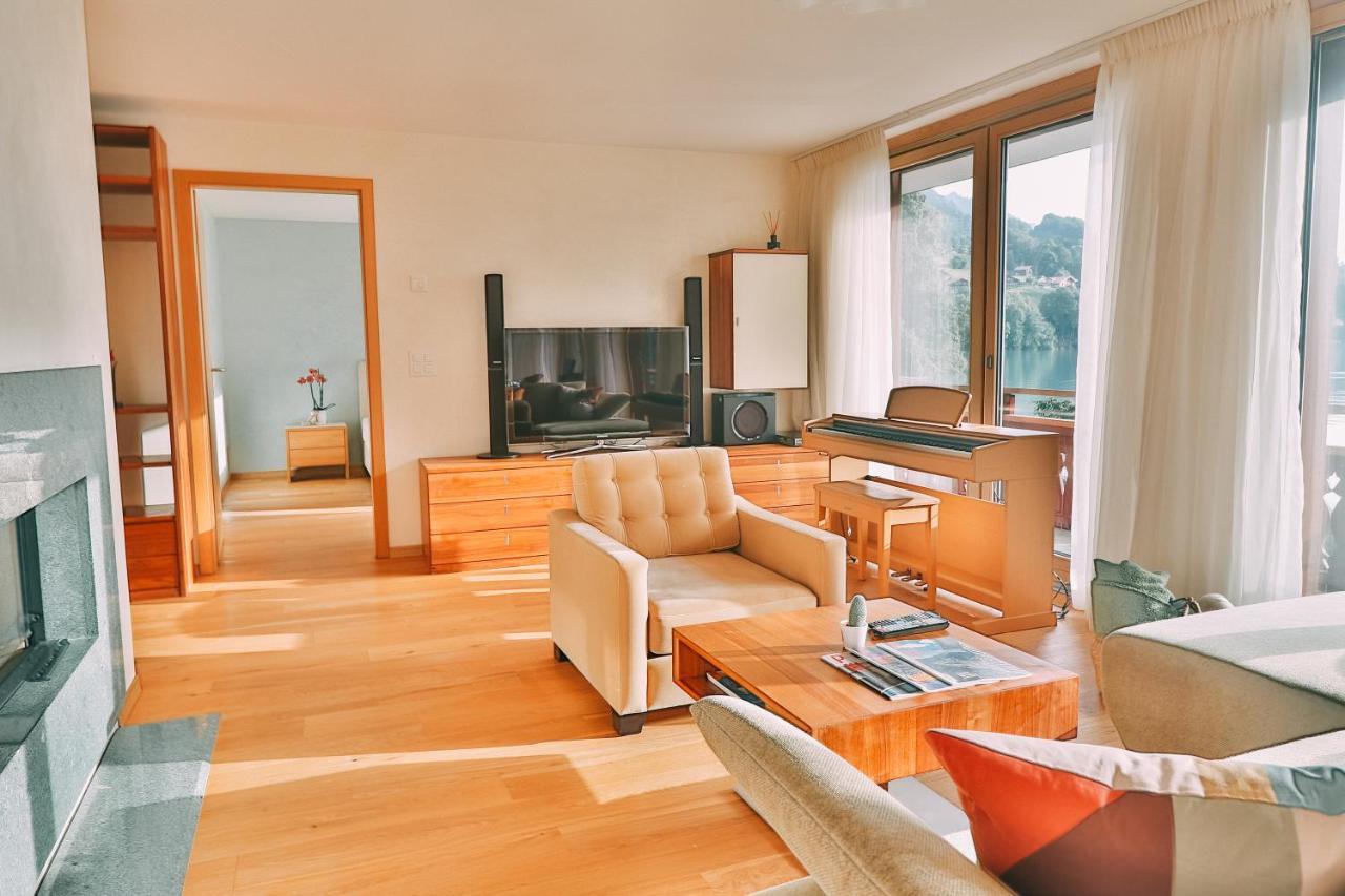 Seehaus Lake View 3-Bedroom Apartment Iseltwald Exterior photo