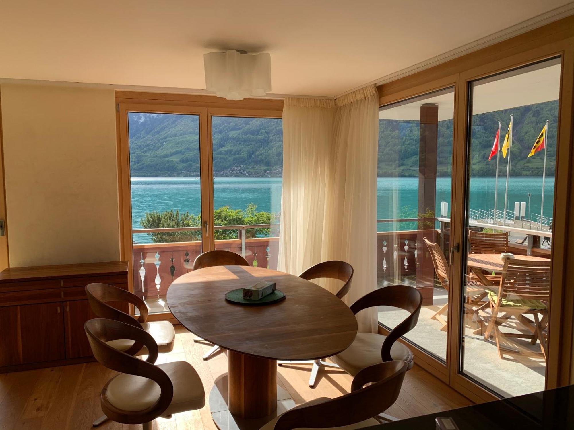 Seehaus Lake View 3-Bedroom Apartment Iseltwald Exterior photo